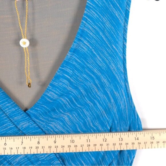 NWOT Plenty Tracy Reese Surplice Mini Dress Space Dyed Jersey Anthropologie M - Picture 6 of 13